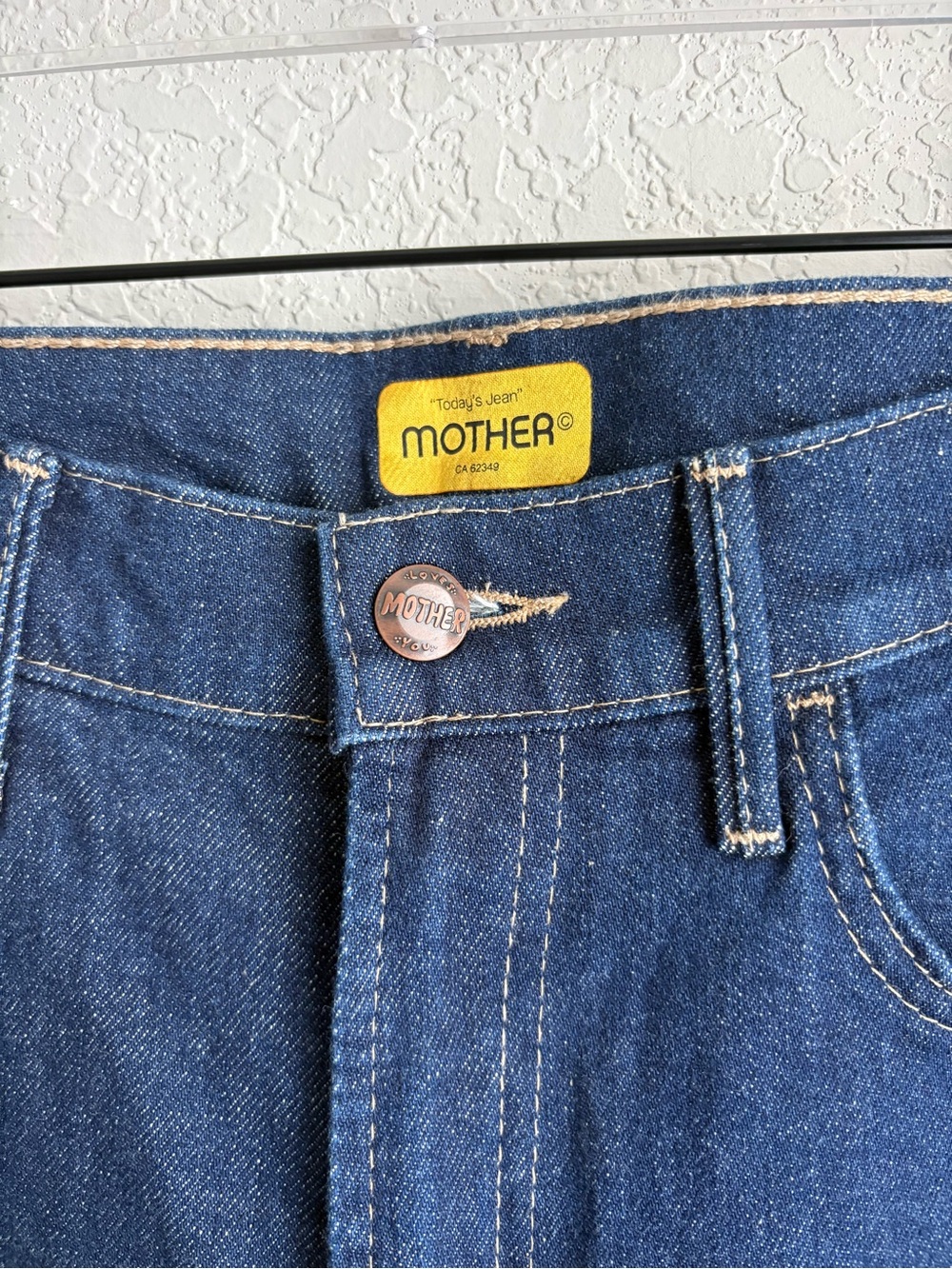 THE HUSTLER ROLLER BONAFIDE HEEL WIDE LEG JEANS IN DUDE, WHERE ARE MY JEANS NWT - Picture 3 of 10